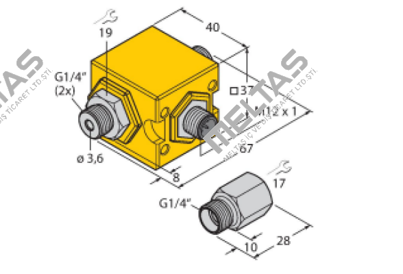 FCIC-G1/4A4P-LIL-H1141/2.0 Turck