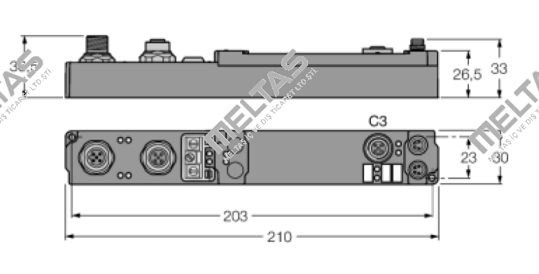 p/n: 6824447, Type: SDPB-10S-1003 Turck