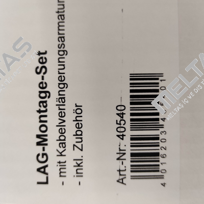 Art N: 40540 (LAG mounting kit for LAG-13K) Afriso