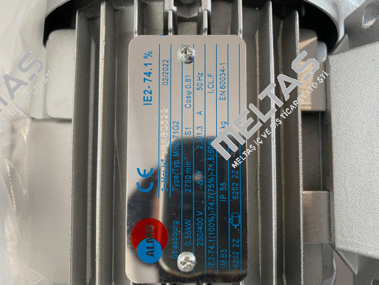 MOT.71 0,55KW 3000TM 230/400V B3 MH2-71G2-IE2 Almo