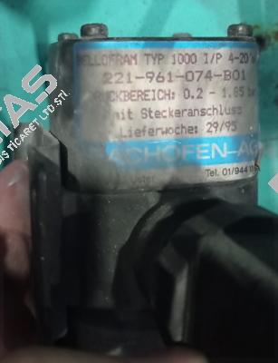 221-961-074-B01 / PN: 68826-02 Bachofen