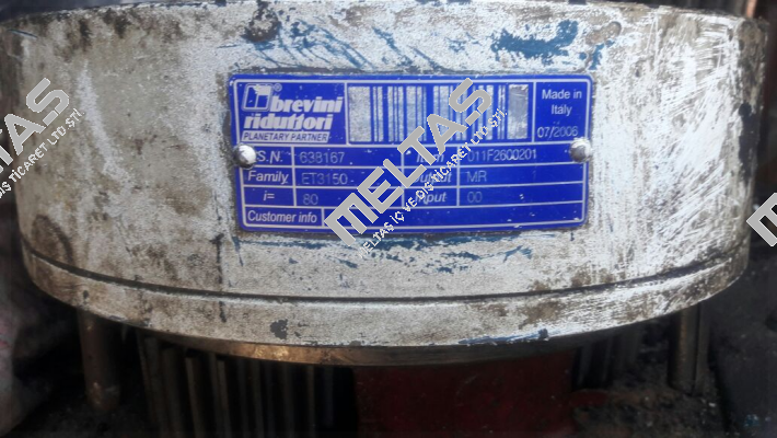 Art. Nr. 011F2600201 , type ET3150/MR/80/00  Brevini