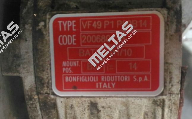 VF 49 P1 14 P80 B14 Bonfiglioli