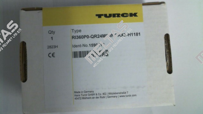 p/n: 1590910, Type: RI360P0-QR24M0-INCRX2-H1181 Turck