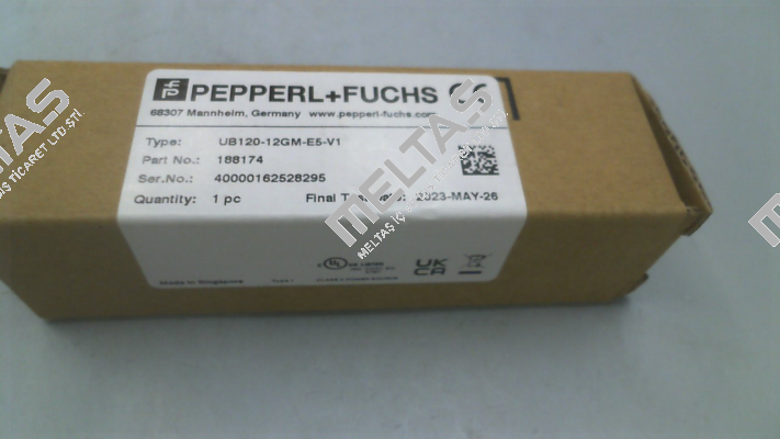 p/n: 188174, Type: UB120-12GM-E5-V1 Pepperl-Fuchs