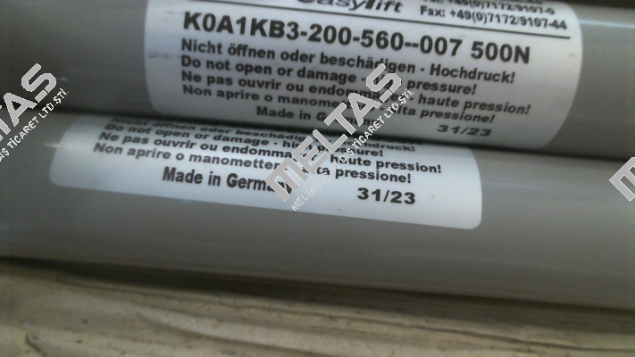 KOA1KB3-200-560-007 500N Bansbach