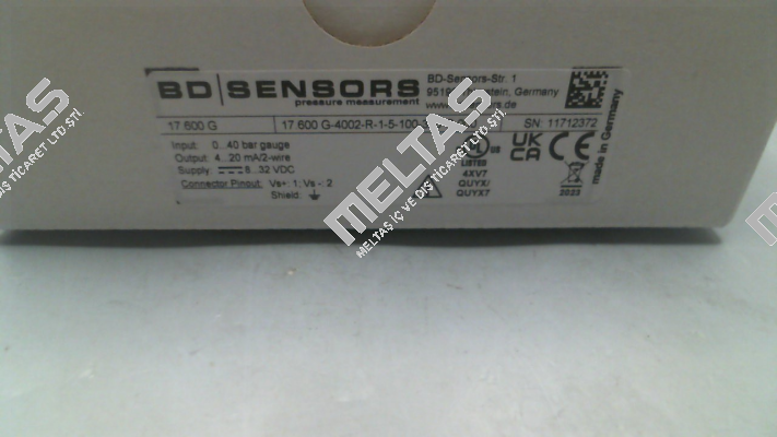 Code: 17.600G-4002-R-1-5-100-300-P-000 Bd Sensors