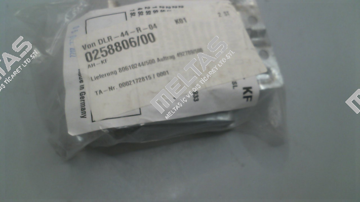 P/n: 0258806/00, Type: AH-KF Vahle