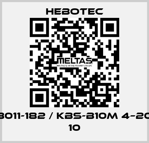 3011-182 / KBS-B10M 4–20 10 HEBOTEC