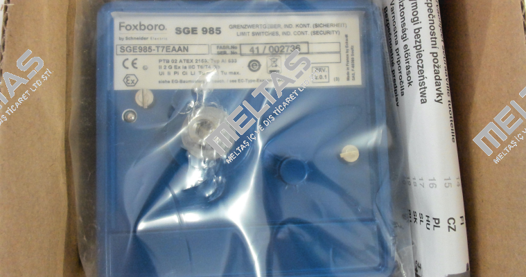 SGE985-T7EAAN Foxboro