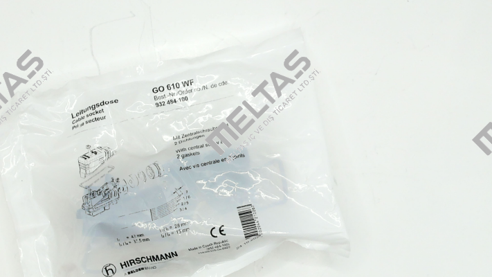 P/N: 932484100 Type: GO 610 WF Belden (Lumberg / Hirschmann)