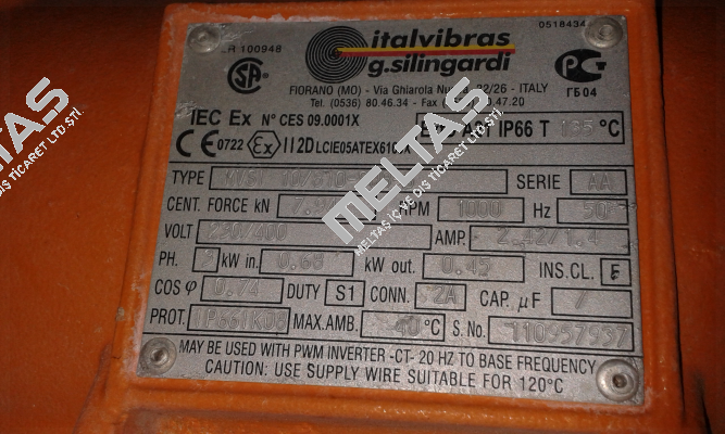 MVSI 10/810-S08-S Italvibras