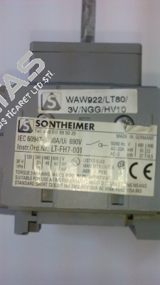WAW922/LT80/3V /Z33RG/1/NGG/HV10  Sontheimer