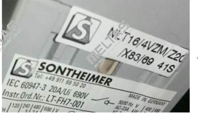 NLT16/4VZM/Z20 /X83/69 Sontheimer
