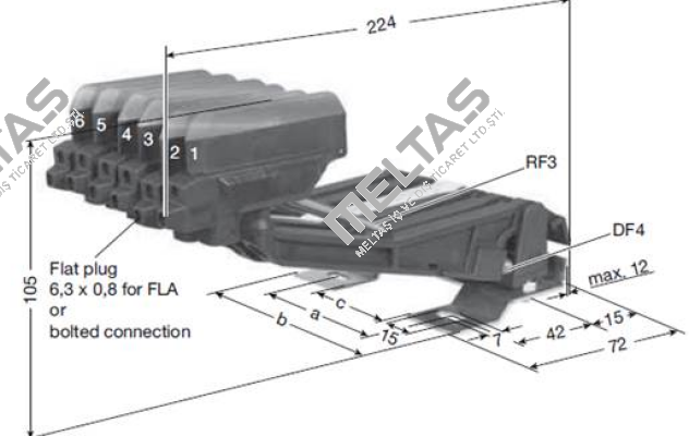 P/n: 0157199/00, Type: SA-KESL32-55F-3-18HS-0-03-04-04 Vahle