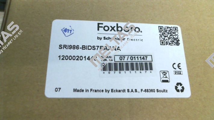 SRI986-BIDS7ZZZNA Foxboro