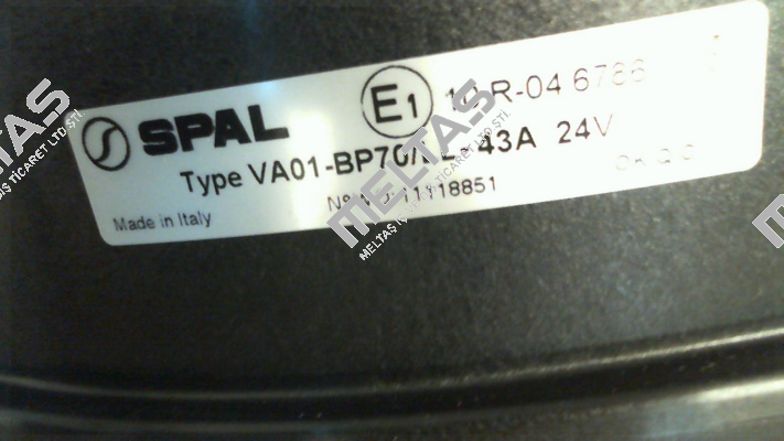 VA01-BP70/LL-43A SPAL