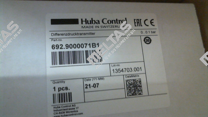 692.9000071B1 Huba Control