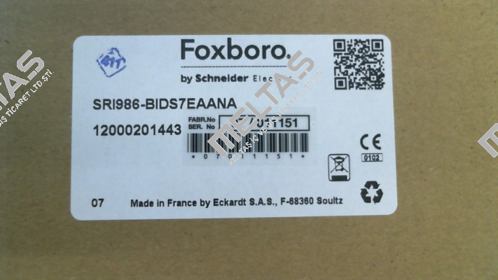 SRI986-BIDS7EAANA Foxboro