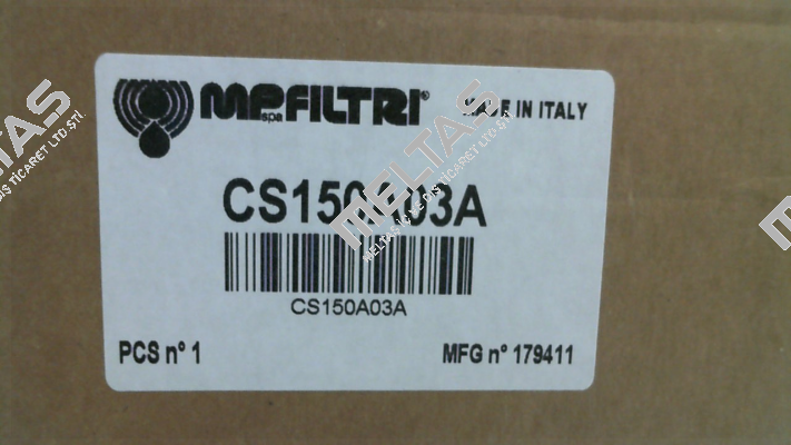 P/N: 1103 Type: CS-150-A03-A MP Filtri