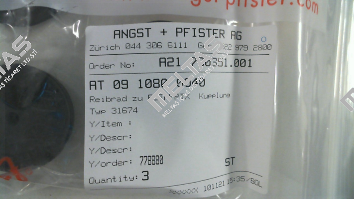0910800040 Angst-Pfister