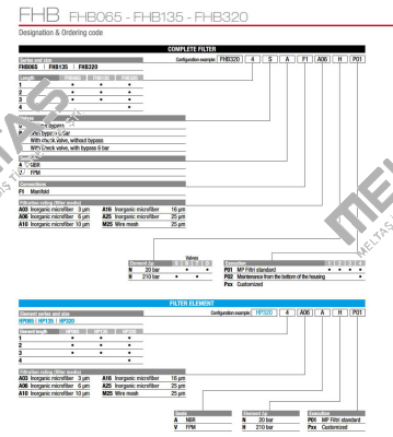 FHB-135-1-B-A-F1-A10-N-P01 MP Filtri