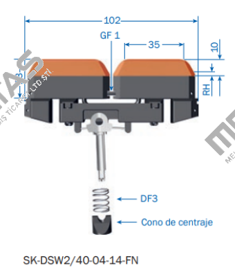 0144059/03 / SK-DSW2/40VP-04-14-FN-R15 Vahle