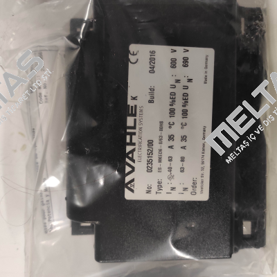 P/n: 0235152/00, Type: ES-MKED6-8/63-80HS Vahle